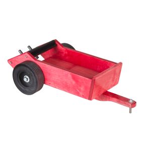 Amish Made Wooden Toy Manure Spreader - Red