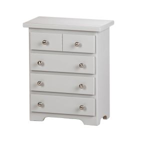 Amish Made Doll Chest of Drawers - Gray