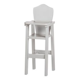 Amish Made Doll Furniture High Chair - Gray