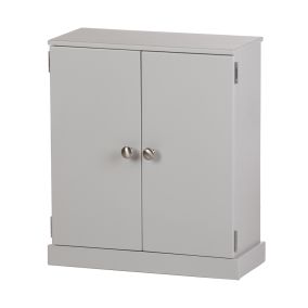 Amish Made Doll Furniture Wardrobe - Gray