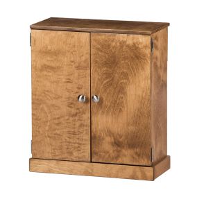 Amish Made Doll Furniture Wardrobe - Harvest