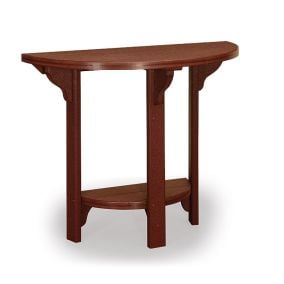Amish Polywood Great Bay Half Round Patio Bar Table