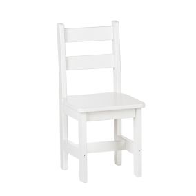 Amish Made Kid's Wooden Chair - White