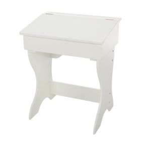 Amish Made Child's Wooden Desk - White