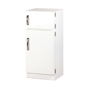 Amish Made Kid's Wooden Refrigerator Play Set - White