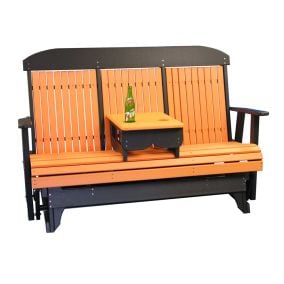 5' Tangerine Polywood Glider