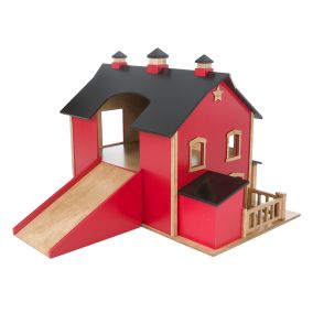 Amish Made Wooden Toy PA Barn - Red