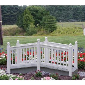 Amish Made 8' Vinyl Bridge