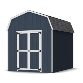 Little Cottage Co. Value Gambrel Barn 6ft Side Walls Precut Kit- 8x10