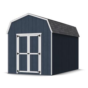 Little Cottage Co. Value Gambrel Barn 6ft Side Walls Precut Kit - 8x14 with Floor