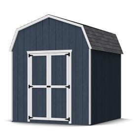 Little Cottage Co. Value Gambrel Barn 6ft Side Walls Precut Kit- 8x8 with Floor