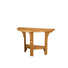 Amish Poly Great Bay 46" Half Round Patio Dining Table