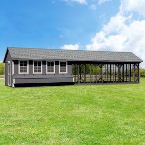 Amish Made 10x40 Combo Quaker Chicken Coop