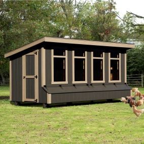 Amish 7x16 Lean-to Chicken Coop