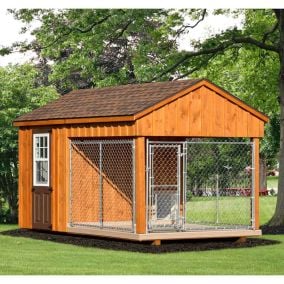 8 x 14 ft Amish Made Dog Kennel