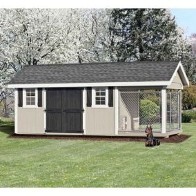Painted Light Gray with White Trim, Black Double Doors and Charcoal Shingles