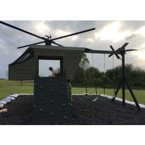 Amish Made Army Helicopter