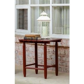 Amish Made Ash Wood Porch Accent Table