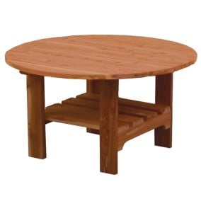 Amish Made Cedar 36in Round Chat Table