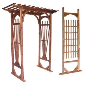 Amish Made Cedar Mission Arbor