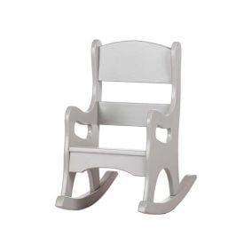 Amish Made Kid’s Gray Rocking Chair