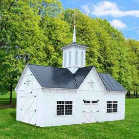 Amish Made Large Star Barn Panelized Kit