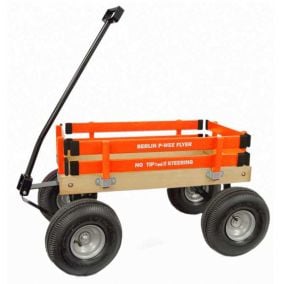 Amish Made Orange Bigfoot Flyer Wagon