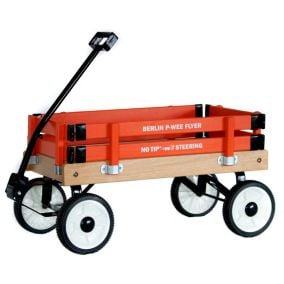Orange Pee wee Flyer Wagon