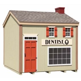 Amish Made 10x12ft Dentist Office Playhouse Kit