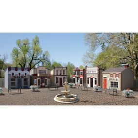 Amish Made Playhouse Village Kit