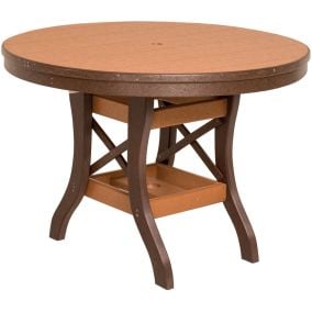 Amish Poly Round Patio Dining Table