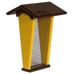 Double Peanut Feeder - Yellow & Black
