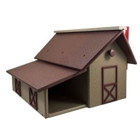 Amish Made Poly Mailbox with Newspaper Box