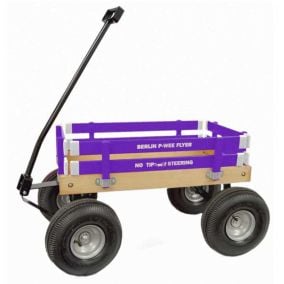Amish Made Purple Bigfoot Flyer Wagon