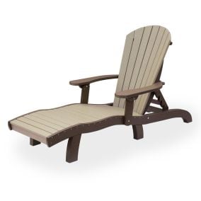 Amish SeaAira Poly Adirondack Lounge Chair