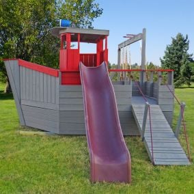 Amish Tug Boat Playground Set