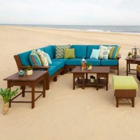 Amish Poly Outdoor Van Buren Deep Seating Sectional