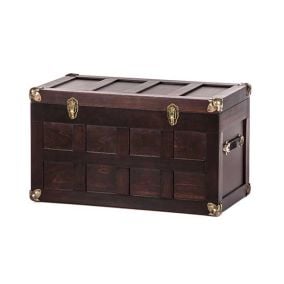 Amish Made 30.5" Cedar Lined Wooden Trunk Onyx