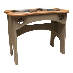 Amish Made 15in Elevated Dog Bowl Feeder Tray