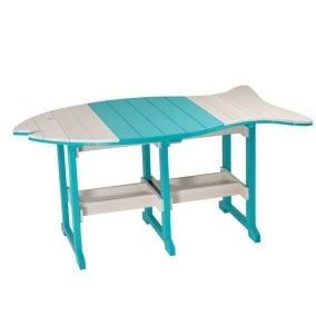 Amish Poly Fish 45" x 73" Patio Table