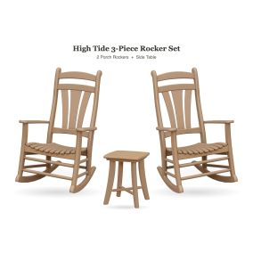 Amish Poly High Tide 3-Piece Porch Rocker Set