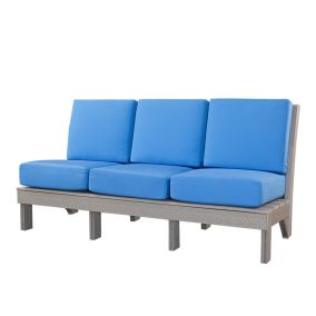 Amish Poly Mission Sectional Armless Sofa