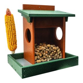 Amish Poly Squirrel Corn and Peanut Feeder