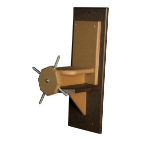 Squirrel Feeder - Cedar & Brown