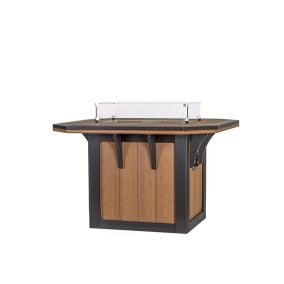Amish Poly SummerSide 46" x 48" Patio Fire Table