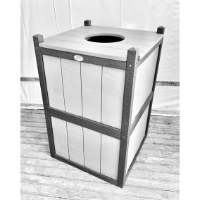 Amish Poly Outdoor Trash Bin