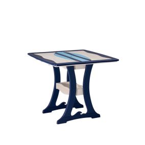 Amish Poly Wave Surfboard Patio Counter Table