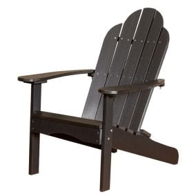 Amish Made Poly Classic Adirondack Chair - Black