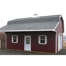 Amish Made Classic Large Barn Kit with Overhang