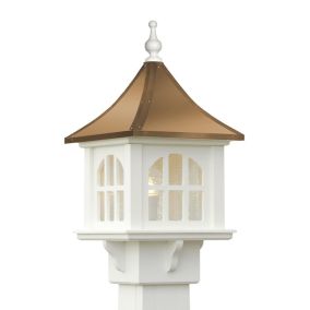 Cupola Post Lantern with Copper Roof